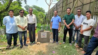 জনদুর্ভোগে তাৎক্ষণিক সাড়া, রাঙামাটিতে মীর হেলালের নির্দেশে শ্মশানে গভীর নলকূপ